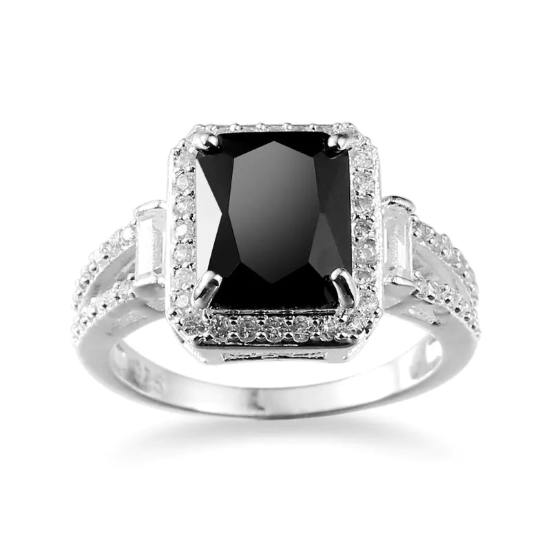 Black Zircon Ring